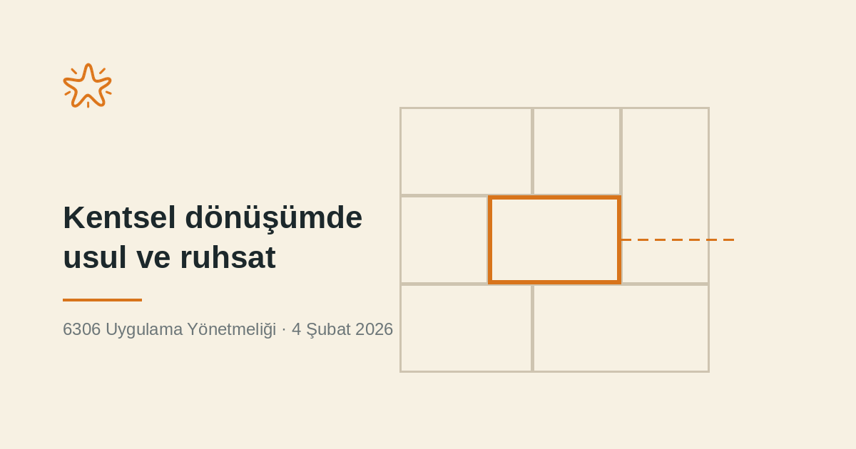 Kentsel dönüşümde usulün esasa dönüşmesi: 4 Şubat 2026 yönetmelik değişikliğinin sözleşmesel sonuçları